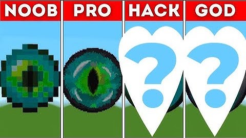 👁️ Tom watch movie reaction - Pixel Art (NOOB vs PRO vs HACKER vs GOD) Eye of the Ender in Minecraft