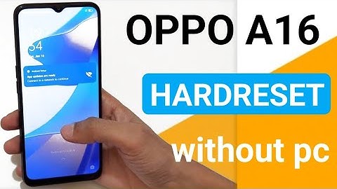 OPPO A16 (CPH2269) Hard Reset & Pattern Unlock | OPPO A16 Factory Reset Without PC |