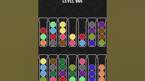 【Ball Sort Puzzle】Level.965