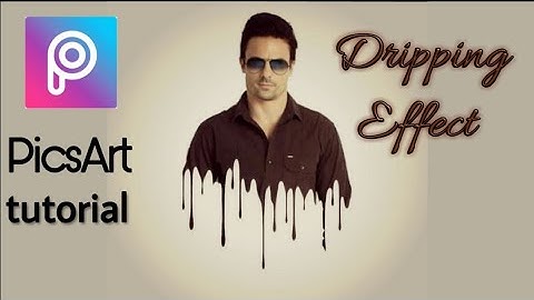 PicsArt Dripping Effect Editing Tutorial | PicsArt Splatter Effect | PicsArt Editing