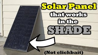 FINALLY! A Solar Panel DESIGNED For Shading Performance! Optivolt 100w Solar Panel  TESTED