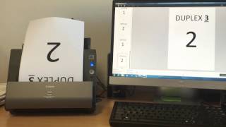 Canon imageFORMULA DR-C225 Scan test