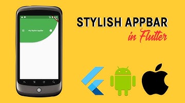 Stylish AppBar | Shape your Flutter AppBar || Give your AppBar any shape you want || Flutter Appbars