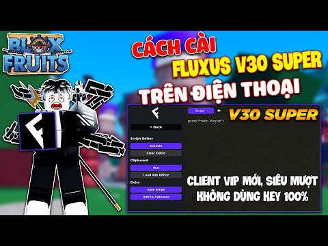 Cách Hack Blox Fruits 19 Trên Điện Thoại Update Client Fluxus V30 Super Cực Mới, Siêu Vip No Key !!!