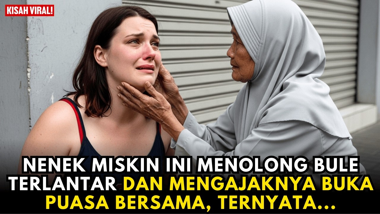 Bule Terlantar Ini Diajak Masuk ke Rumah Nenek Miskin… Endingnya Bikin Nangis