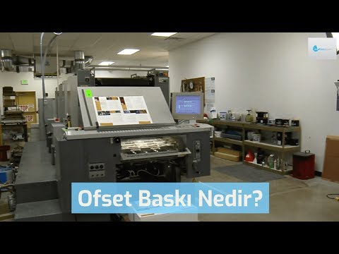 Video: Ofset baskı makinesi nasıl çalışır?