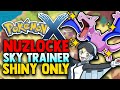 Can i beat pokemon x shiny hardcore nuzlocke with only sky trainer pokemon