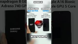 ☠️⚡ SAMSUNG S23 ULTRA VS IPHONE 14PRO SPEED TEST!!