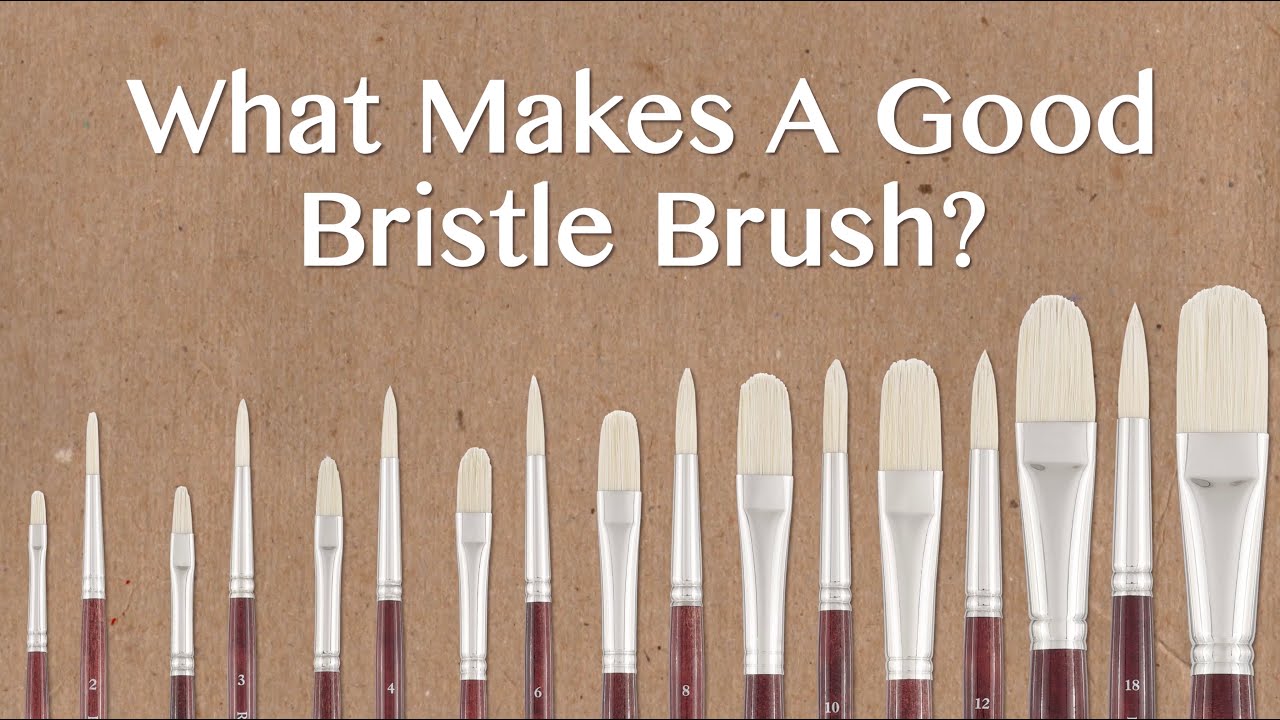 Why I Use Natural Bristle Brushes for Oil Painting - Artist Advice 