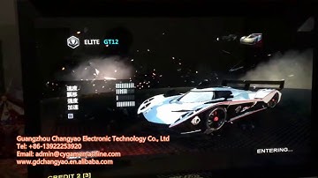 Need for Speed, Carbon Car Racing, Split Second, Arcade game machine 2