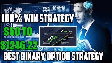 100% Winning Strategy - $50 to $1246.22 - Best binary options strategy trading