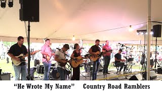 Video thumbnail of "Country Road Ramblers ''He Wrote My Name'' live in Paradise PA"