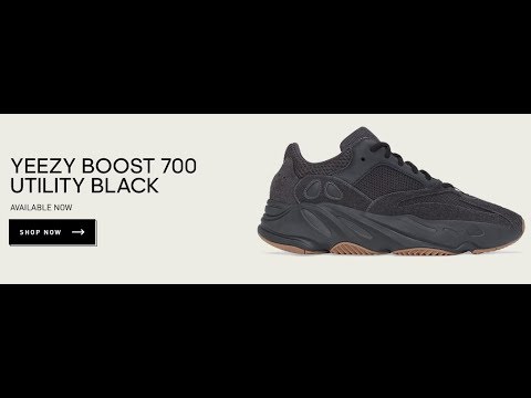 yeezy boost 700 utility black resell