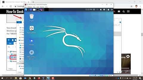 Shared folders between Kali VM and Windows 10 host within VirtualBox