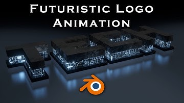 Futuristic Technology Logo / Text Animation - Blender Tutorial