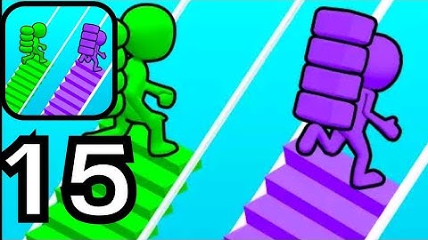 Bridge race - Gameplay Walkthrough Part 15 Best Racing Game (iOS, Android)