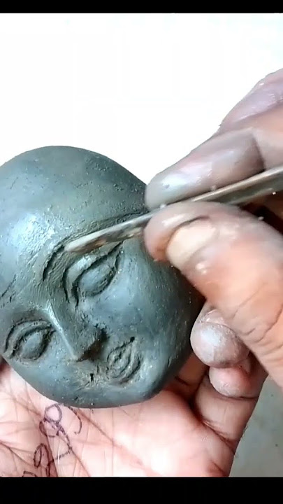 Durga murti face making#Shorts#viral#video