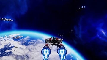 Infinite Fleet VFX Showcase - USF Warp Drive