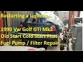 Today's Project 1990 Vw Golf MK2 Gti Pt1 Fuel Pump Repair...