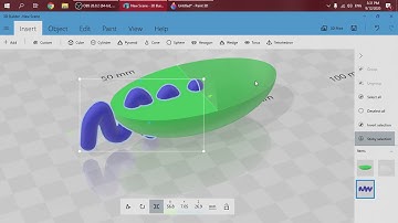 TUTORIAL - Building 3D Bacteria model | Using 3D Builder and Paint 3D