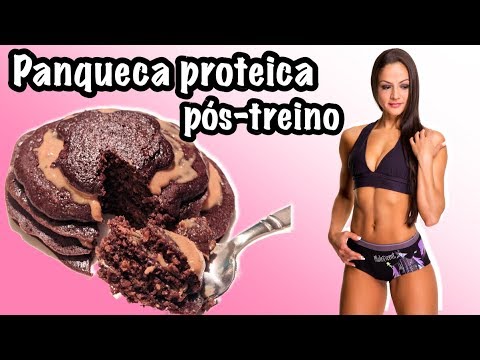 Panqueca doce proteica e antioxidante PÓS-TREINO! Pode ser usada na hipertrofia ou emagrecimento!