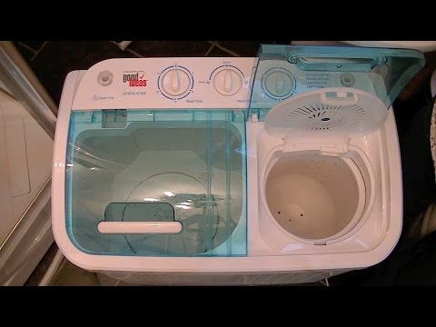 Zzmop Portable Washing Machine with Spin Dryer,Compact Mini Twin Tub Washer,Timer Control,for Apartments,RVs,Camping,Washing Capacity 3.6kg. 