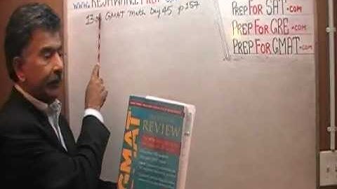 GMAT Review 13th Edition Day 45, p157, ps40-42, Problem Solving, Prep Tutor via skype GMAT, GRE, SAT