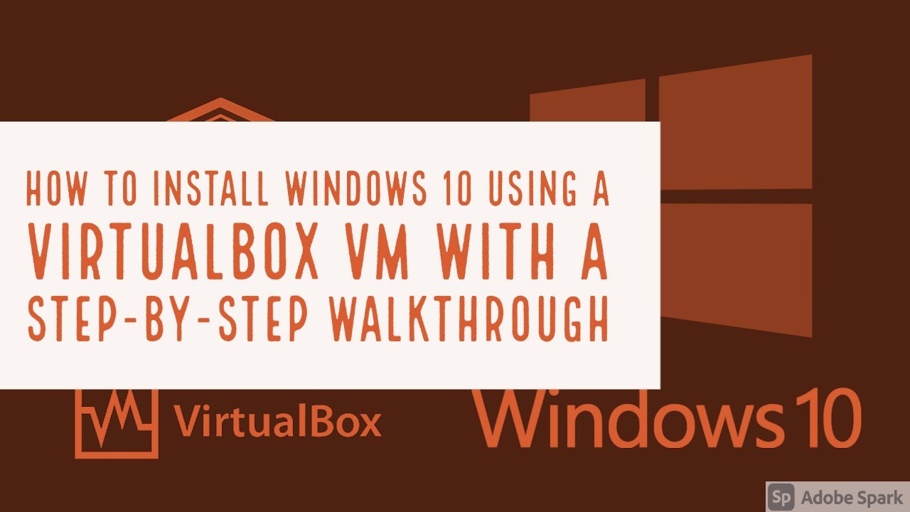 install windows 10 vm