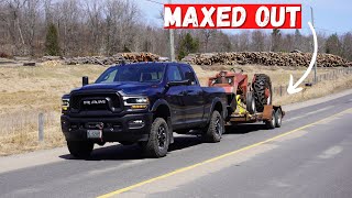 RAM 2500 Power Wagon MAX TOWING Test (6.4 Hemi) | We Messed up..