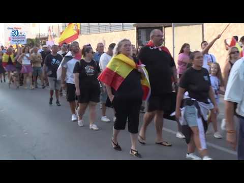 Nueva protesta de vecinos en Ceuta pidiendo que los invasores abandonen la ciudad