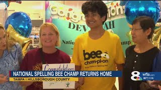 Largo’s Dev Shah returns home as 2023 Scripps National Spelling Bee Champion