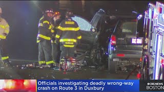 Woman killed in wrong-way crash on Route 3