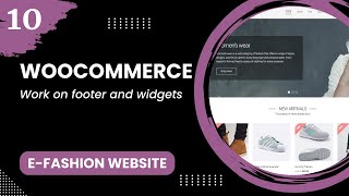 WooCommerce #10 - Work on footer and widgets