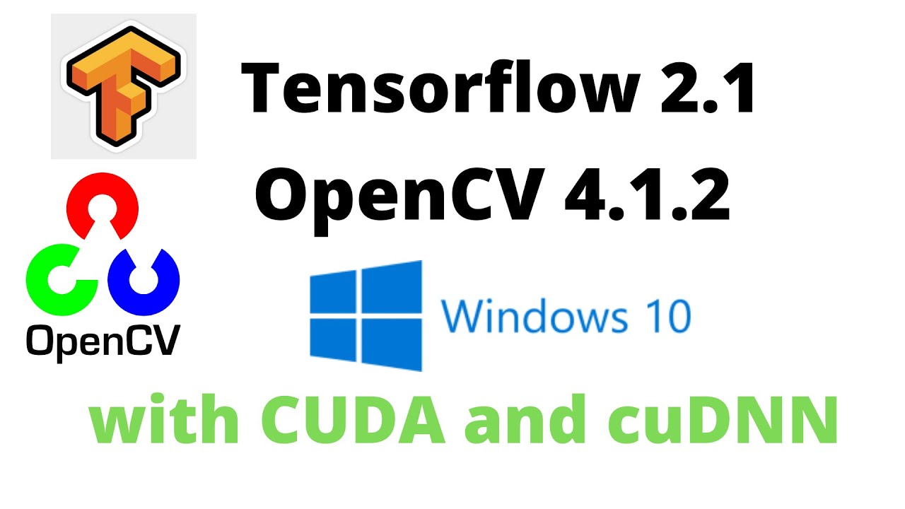 Install Tensorflow Gpu On Windows With Cuda And Cudnn Youtube