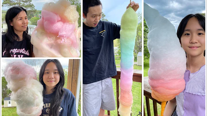 We Made Giant Cotton Candy! | Janet and Kate
