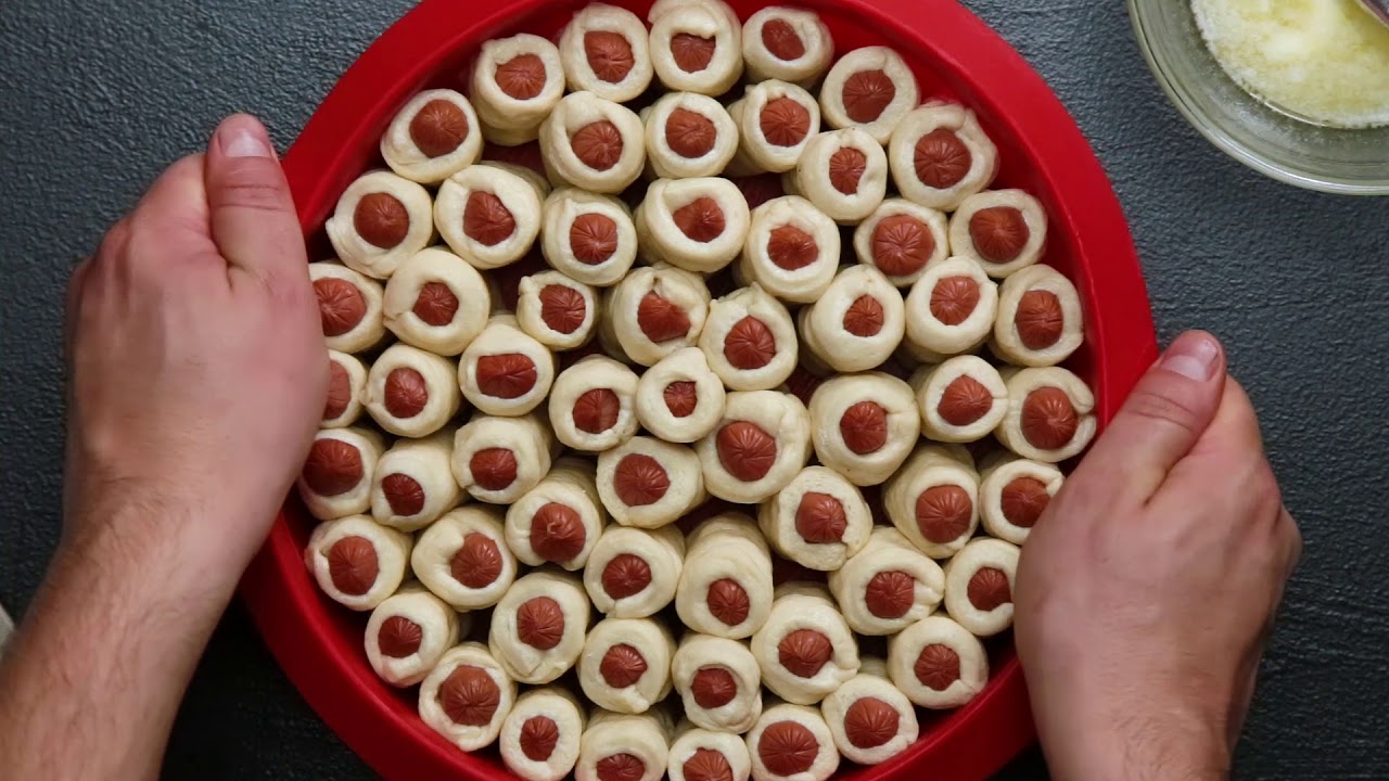 Party Snack Hack: Pull-Apart Pigs in a Blanket | Tastemade