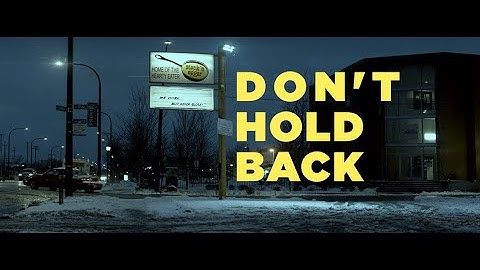 DRAMA - Don't Hold Back (Official Video)