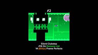 Top 5 Hardest Clubstep Remake (Rated) #geometrydash #shorts #viral