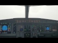 Munich Airport A320 CAT3 Autoland - Low Visibility Approach & Go-Around with PFD Zoom