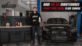 How To Change Front Final Drive Fluid - Audi B9 S5/S4/A4/A5 3.0t