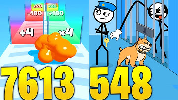 Tall man run VS Thief Puzzle - All Levels SpeedRun Gameplay