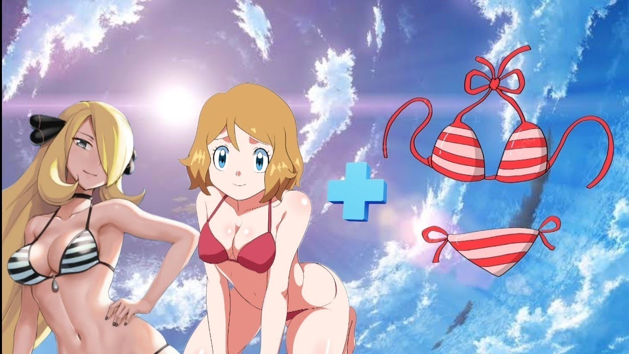 Pokegirls in Swimsuit Mode 😍✨❤|| Pokemon Anime Status #pokemon #cartoon