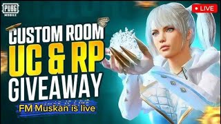 PUBG MOBILE CUSTOM ROOMS - FM Muskan Gaming