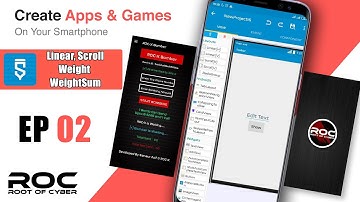 App Development On Android | Episode 02 | Linear, Scroll, Weight & WeightSum | Root Of Cyber