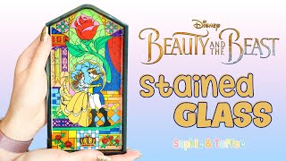 Beauty &amp; The Beast Stained Glass Design │ Sophie &amp; Toffee Disney Box Tutorial