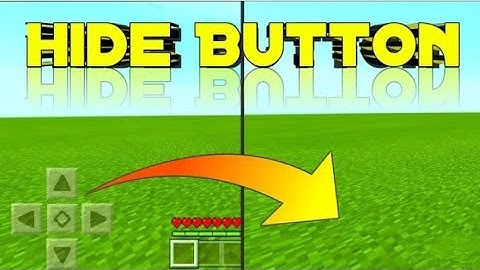 How To Hide Your Controls In Minecraft Pe Like Java Edition |🤗 Invisible Controls For Minecraft Pe