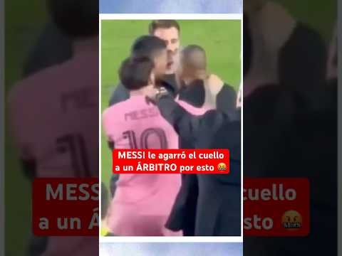 MESSI estalló contra