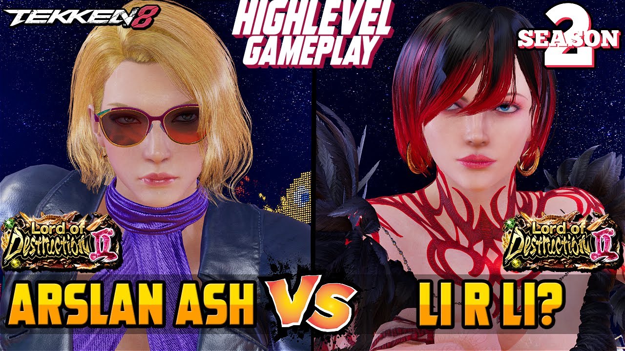 T8 – ARSLAN ASH (Nina Williams) vs LI R LI (Anna Williams) – Tekken 8 Crazy Gameplay