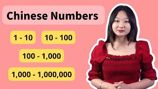 Learn Chinese Numbers 1-10, 1-100 & 1-1,000,000 | Say Big Numbers in Mandarin Chinese
