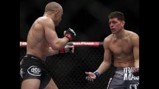 Nick Diaz Vs Georges St-Pierre Best Moments | UFC 158